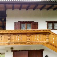 Balcone in legno