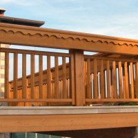 Balcone in legno