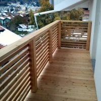 Balcone in legno
