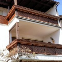 Balcone in legno