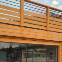 Balcone in legno