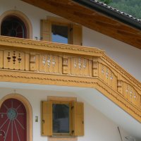 Balcone in legno