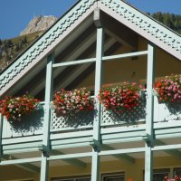 Balcone in legno