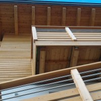 Balcone in legno