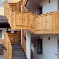 Balcone in legno
