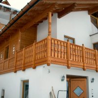 Balcone in legno