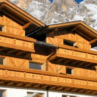 Balcone in legno