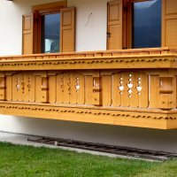 Balcone in legno