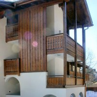 Balcone in legno