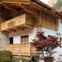 Balcone in legno