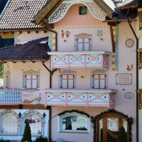 Balcone in legno