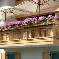 Balcone in legno