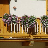 Balcone in legno