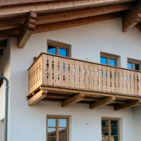 Balcone in legno