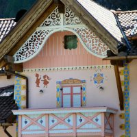 Balcone in legno
