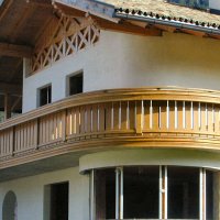Balcone in legno