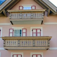 Balcone in legno