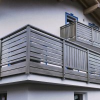 Balconi in alluminio.