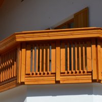 Balcone in legno