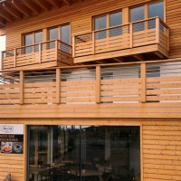 Balcone in legno