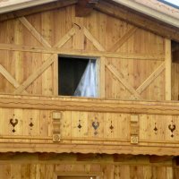 Balcone in legno