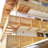 Balcone in legno